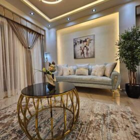 ترابيزة ستانليس دائري وسط